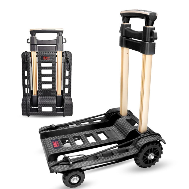Carrello pieghevole in alluminio per trasporto merci 40 kg