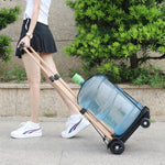 Carrello pieghevole in alluminio per trasporto merci 40 kg
