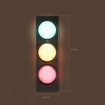 Lampada da parete LED in ferro battuto con semaforo 15W