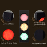 Lampada da parete LED in ferro battuto con semaforo 15W