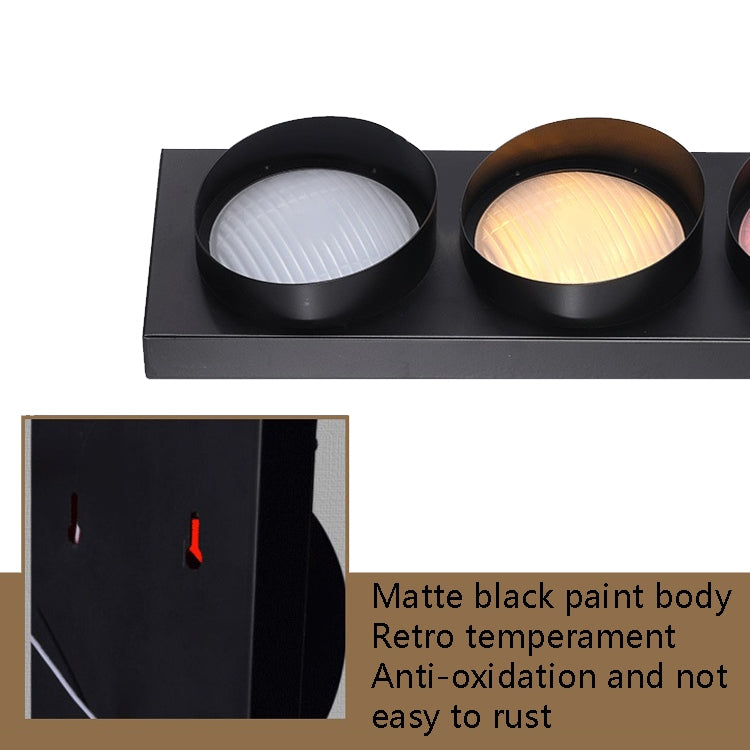 Lampada da parete LED in ferro battuto con semaforo 15W