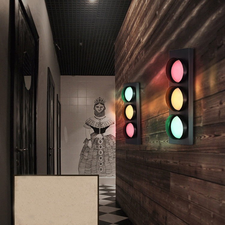 Lampada da parete LED in ferro battuto con semaforo 15W