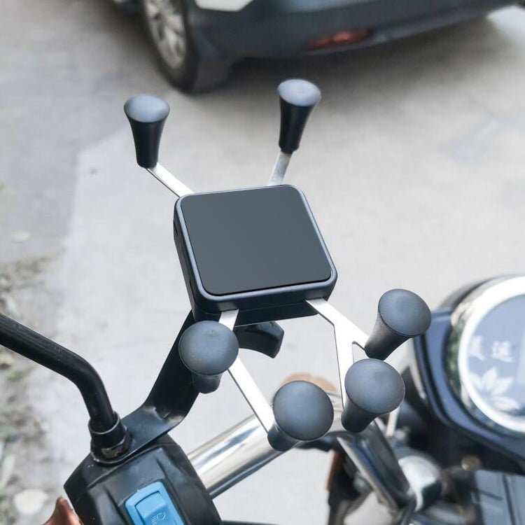 Staffa metallo per telefono bici e moto 3,5-6 pollici