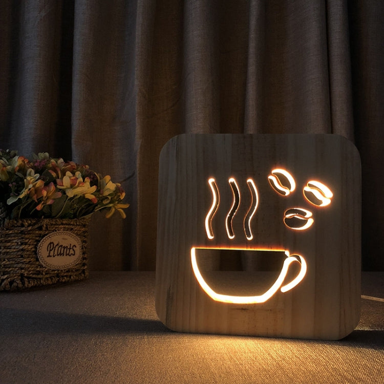 Lampada da tavolo LED in legno 2,5W per camera da letto