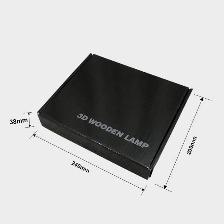 Lampada da tavolo LED in legno 2,5W per camera da letto