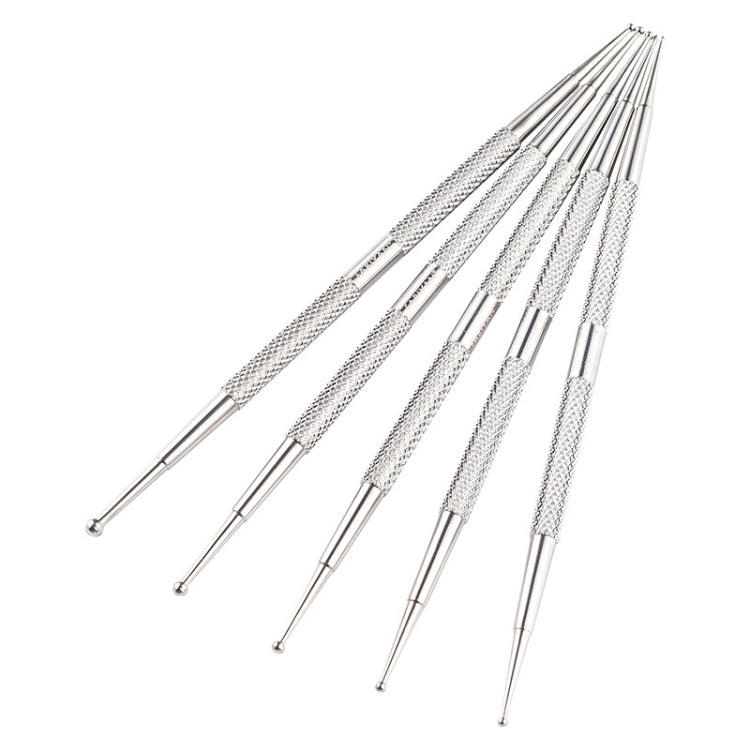 Set 2 penne per trapano in acciaio inossidabile 15 cm