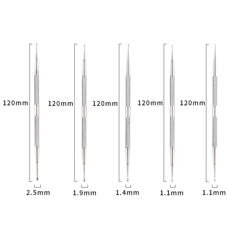 Set 2 penne per trapano in acciaio inossidabile 15 cm