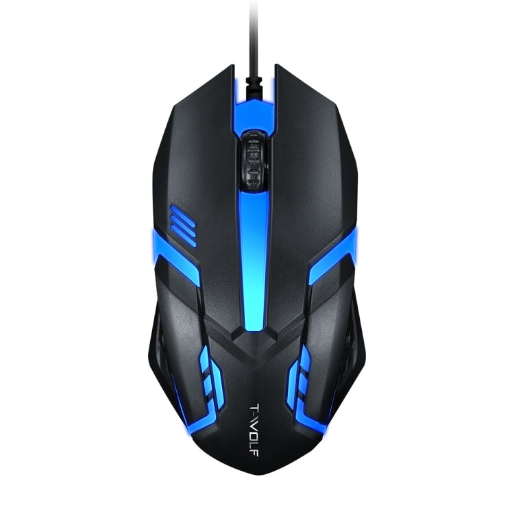 Mouse da gioco cablato T-WOLF V1 USB 1200 DPI