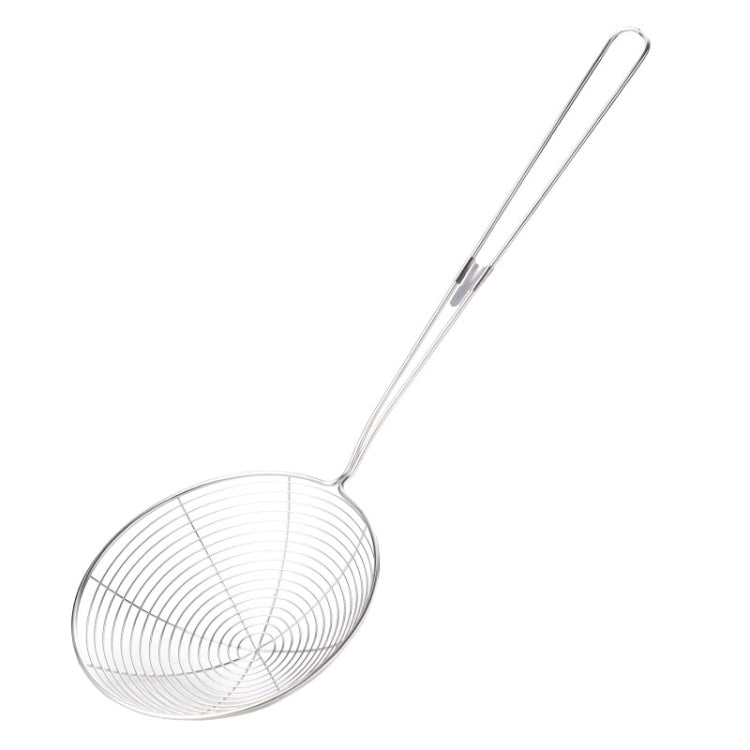 Cucchiaio con colino in acciaio inox 36,5x13,5 cm