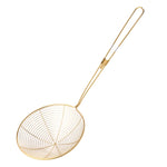 Cucchiaio con colino in acciaio inox 36,5x13,5 cm