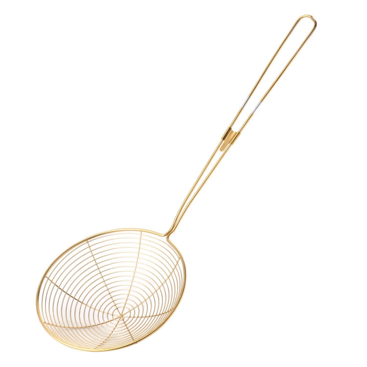 Cucchiaio con colino in acciaio inox 36,5x13,5 cm