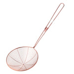 Cucchiaio con colino in acciaio inox 36,5x13,5 cm