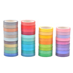 Set 40 nastri arcobaleno in carta per decorazioni fai da te