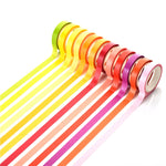 Set 40 nastri arcobaleno in carta per decorazioni fai da te