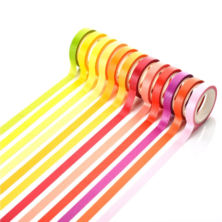 Set 40 nastri arcobaleno in carta per decorazioni fai da te