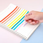 Set 40 nastri arcobaleno in carta per decorazioni fai da te