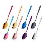 Set 3 posate in acciaio inox per noodle istantanei