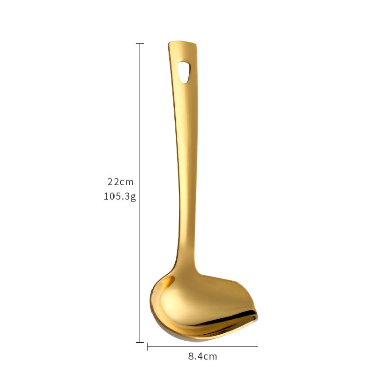 Cucchiaio per olio in acciaio inox 304 22 cm