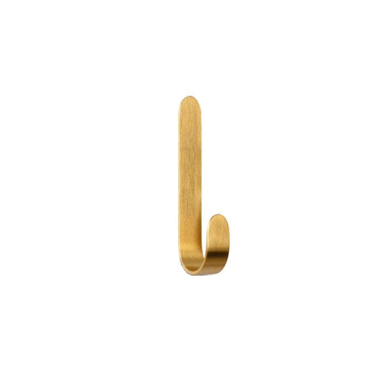 Gancio appendiabiti in ottone color oro 4 pezzi