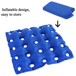 Cuscino gonfiabile antidecubito quadrato 38x38 cm con pompa