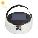 Luce campeggio 100W 37 LED con ricarica USB e solare