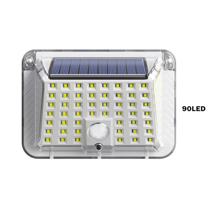 Lampada da parete solare da giardino 90 LED impermeabile
