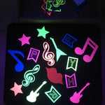 Decorazioni fluorescenti per feste set 54 pezzi