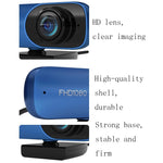 Webcam HD 1080P USB con autofocus e microfono integrato