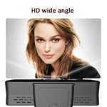 Webcam USB 4K con microfono omnidirezionale e luce LED