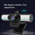 Webcam HD USB con microfono e altoparlante integrati