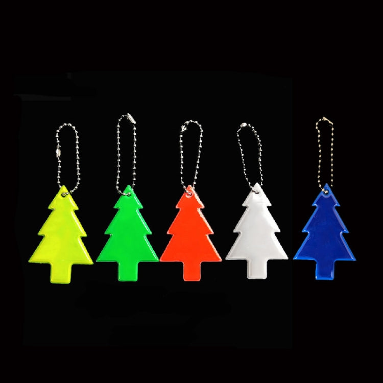 Ciondolo riflettente in PVC albero di Natale 15 pezzi