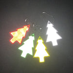 Ciondolo riflettente in PVC albero di Natale 15 pezzi