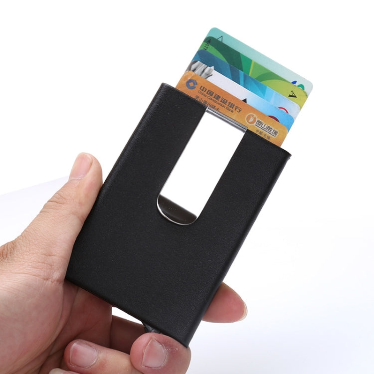 Custodia portafoglio in lega di alluminio con protezione RFID