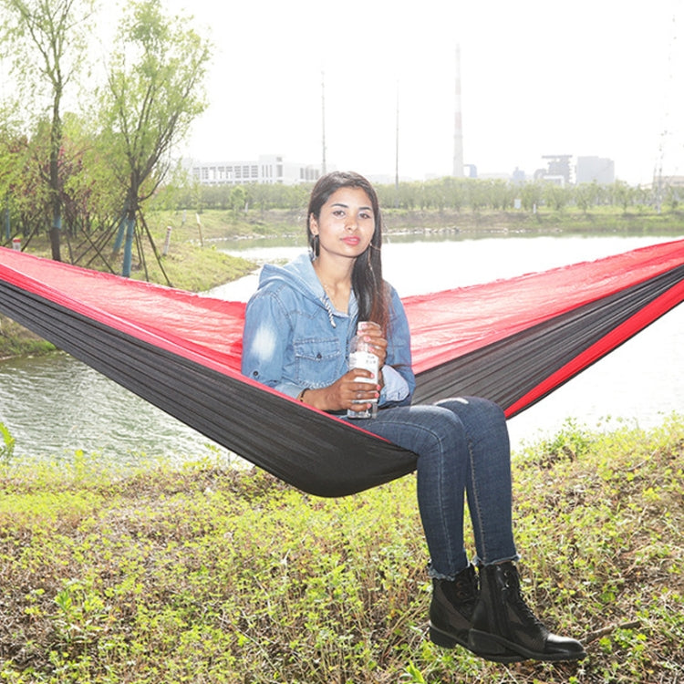 Altalena da campeggio in nylon 270x140 cm Black+Gray