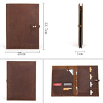 Custodia portafoglio in pelle CONTACTS FAMILY CF2002 per iPad Pro 12.9 - immagine 3