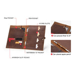 Custodia portafoglio in pelle CONTACTS FAMILY CF2002 per iPad Pro 12.9 - immagine 5