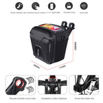 Borsa da manubrio per mountain bike con touch screen e guscio rig