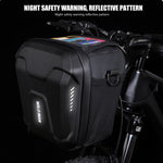 Borsa da manubrio per mountain bike con touch screen e guscio rig