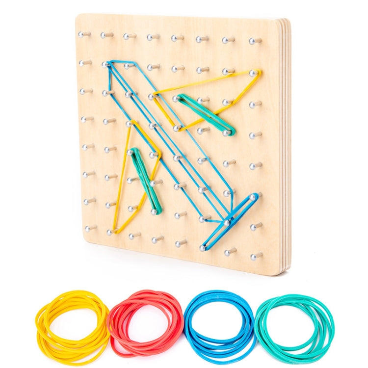 Monsthetic Nail Board gioco educativo in legno 15x15 cm