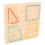 Monsthetic Nail Board gioco educativo in legno 15x15 cm