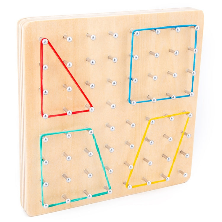Monsthetic Nail Board gioco educativo in legno 15x15 cm