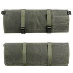 Borsa porta coltelli da cuoco in tela cerata 10 slot