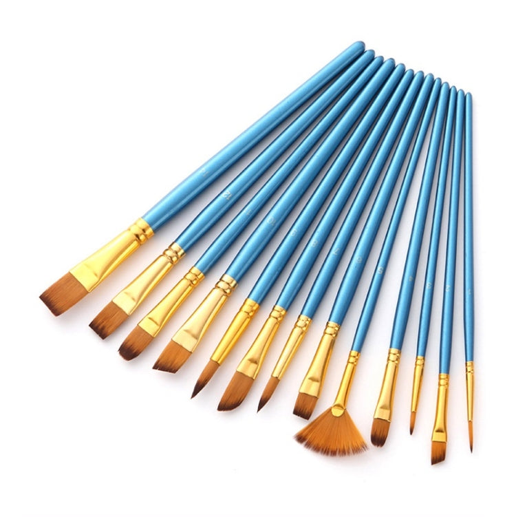 Set 13 Pennelli per Acquerello in Nylon per Studenti