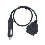 2 PCS connettore OBD femmina trasparente 12V 0,5m
