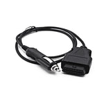 2 PCS connettore OBD femmina trasparente 12V 0,5m