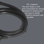 2 PCS connettore OBD femmina trasparente 12V 0,5m