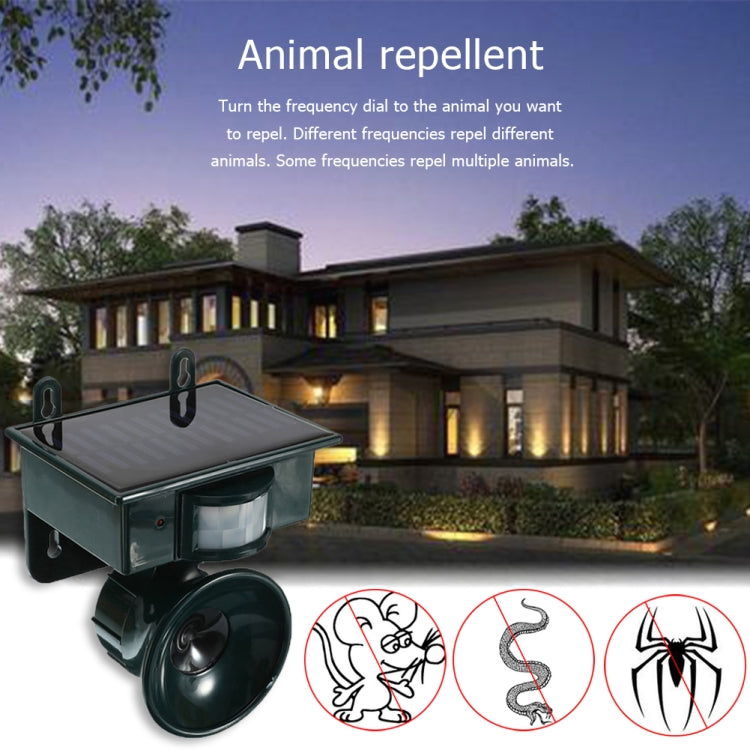 Repeller ad ultrasuoni solare per topi e animali esterni