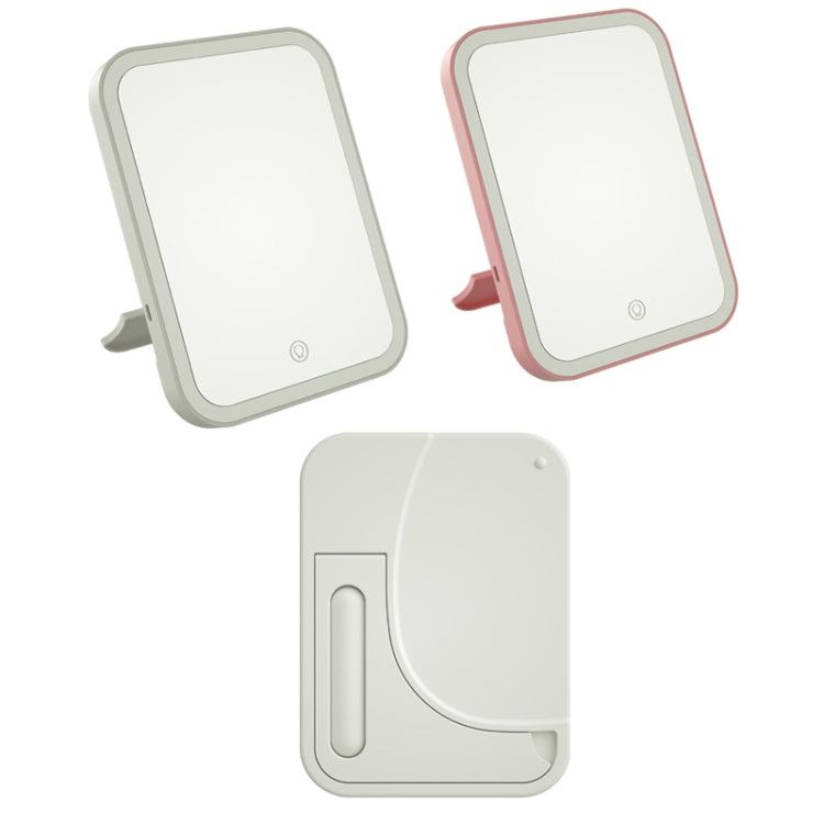 Specchio trucco LED da tavolo 2 pezzi con luce regolabile