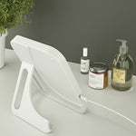 Specchio trucco LED da tavolo 2 pezzi con luce regolabile