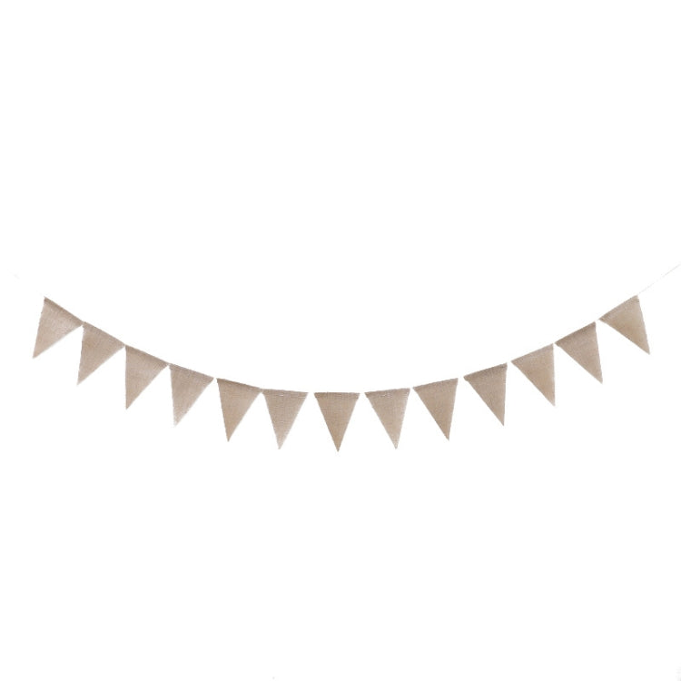 Set 2 Bandiere Swallowtail in Juta per Primo Compleanno